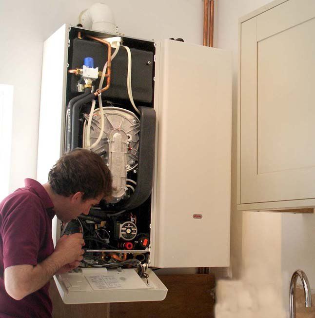 Newly installed Alpha Boiler & Hot water store
