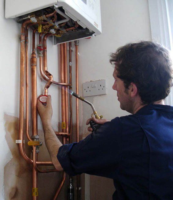Boiler installation pipework