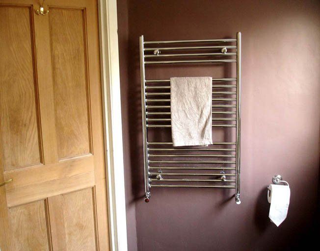 New bathroom towel radiator