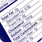 Nutrition Label — Sunnyside, WA — Yakima Valley Chiropractic Center