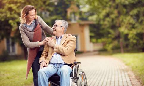 Senior in a Wheelchair — Sunnyside, WA — Yakima Valley Chiropractic Center Senior in a Wheelchair — Sunnyside, WA — Yakima Valley Chiropractic Center