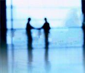 Lawyer and client handshaking - Law services in Sterling Heights Lawyer and client handshaking - Law services in Sterling Heights