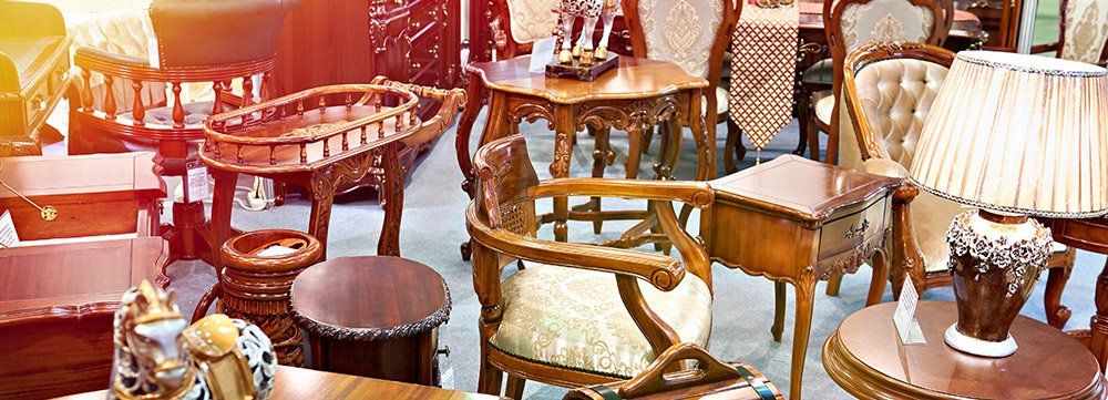antiques inside shop