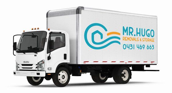 A company truck used for residential removal services around Randwick