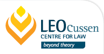 The logo for Leo Cussen Centre for Law
