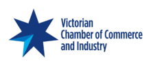 The logo for the Victorian Chamber of Commerce and Industry