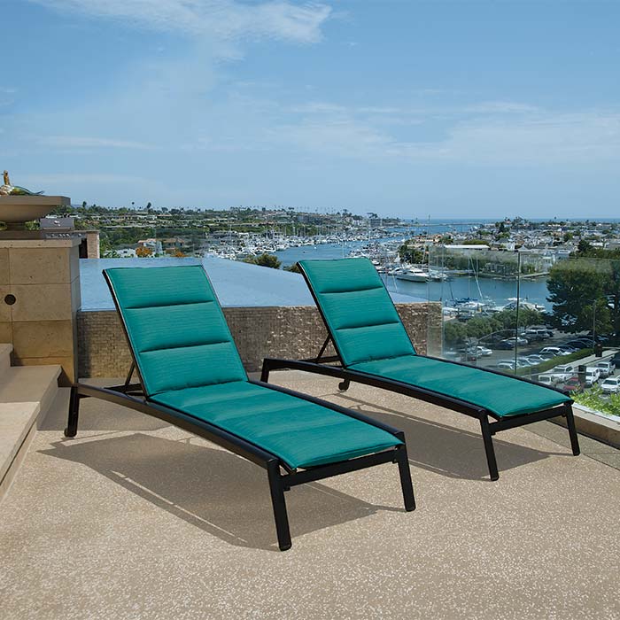Padded Sling Chaise