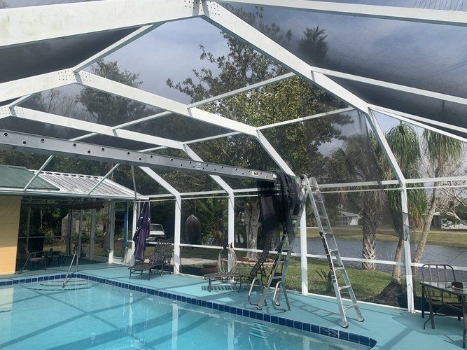 River Pointe pool screen repair Bradenton FL