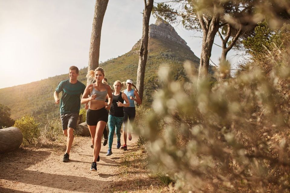 people running
