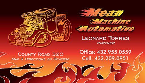 Mean Machine Automotive - Full Color w/ UV Coating
