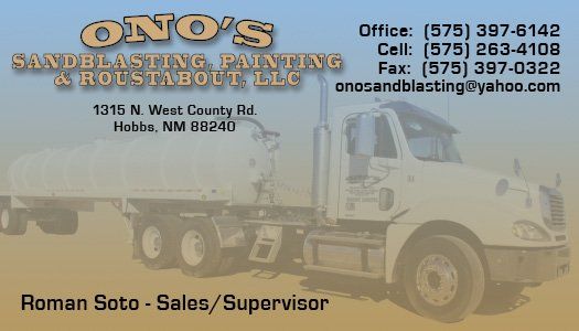 Ono's Sandblasting - Full Color w/ UV Coating