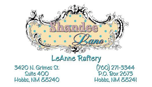 Shandee Lane business card