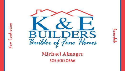 K&E Builders - business card