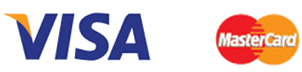 Visa and Mastercard logo