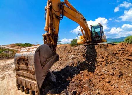 Excavator Moving Soil - Digging - Nehelm OR Excavator Moving Soil - Digging - Nehelm OR