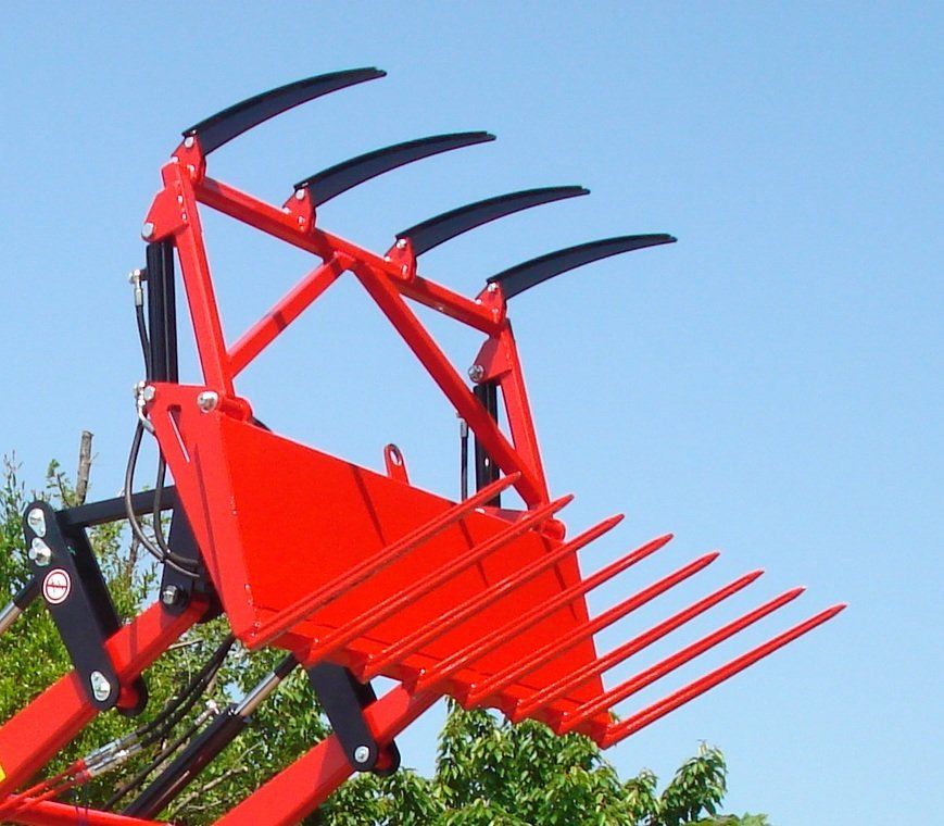 FORK LETAME WITH TRACTOR
