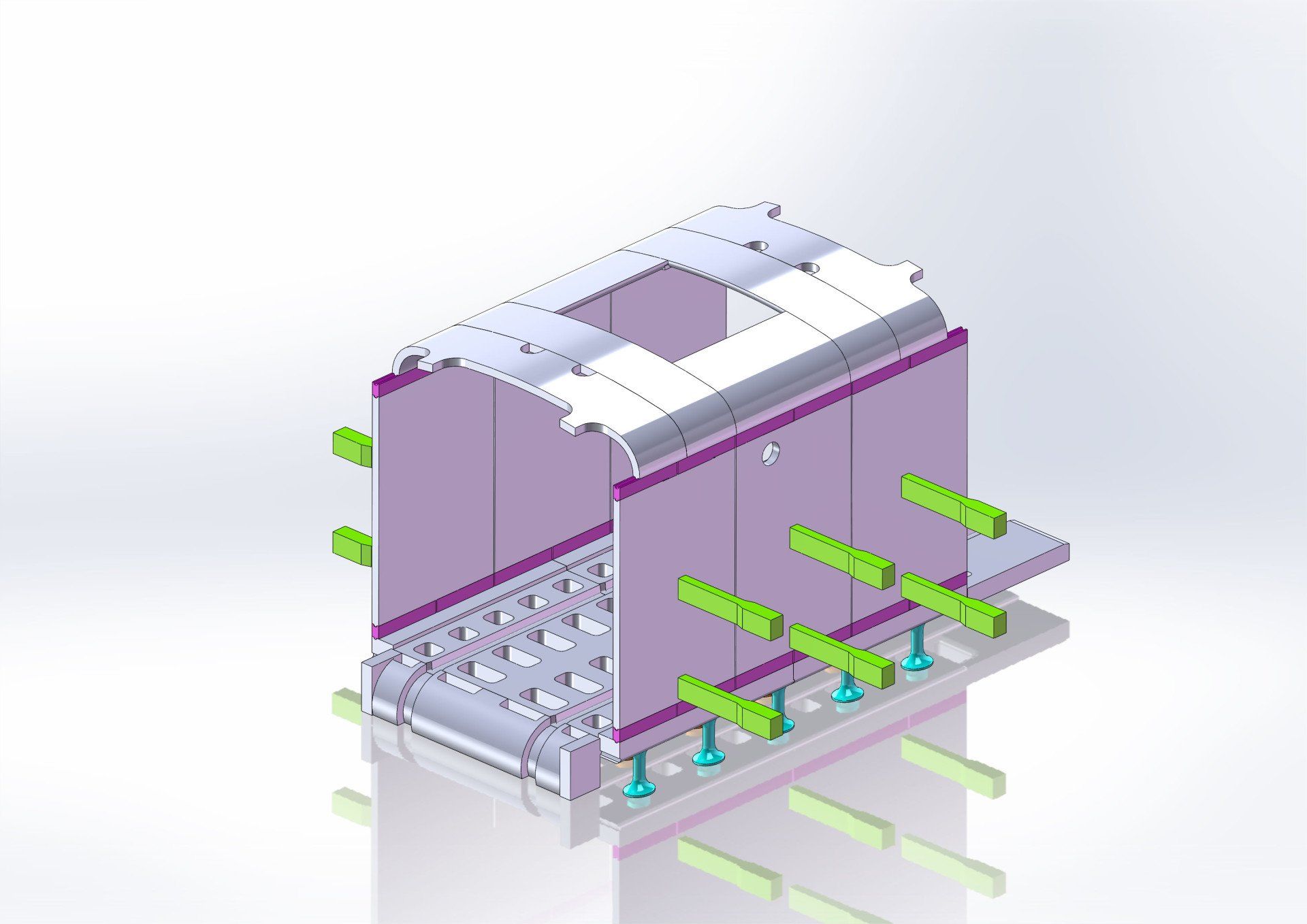 progettazione di manufatto di acciaio inox