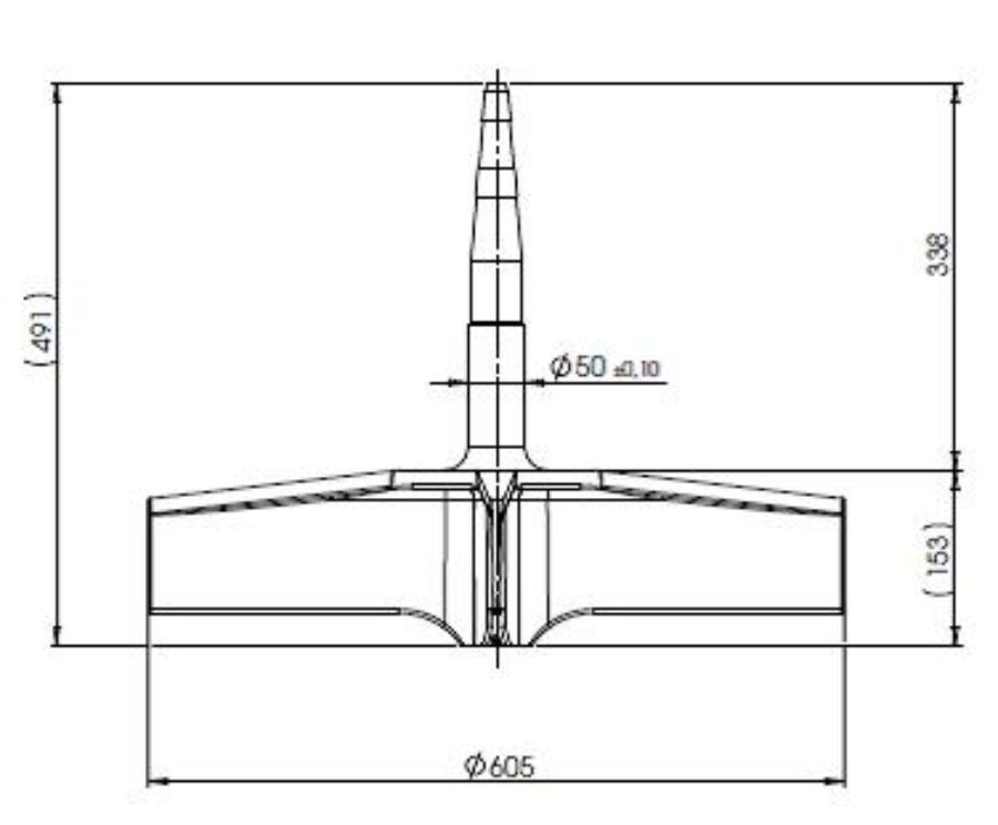 figure for the design of steel fans