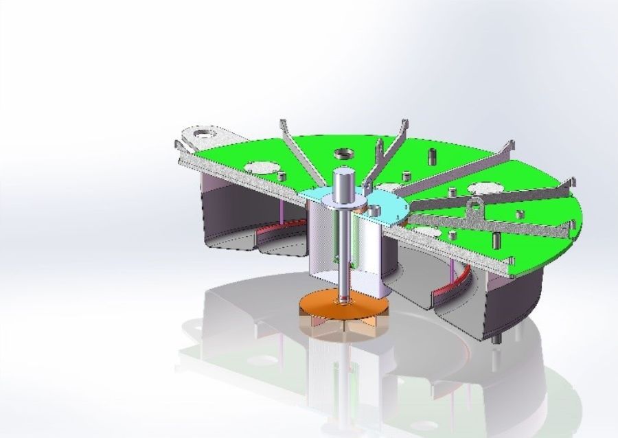 design model of motor fan