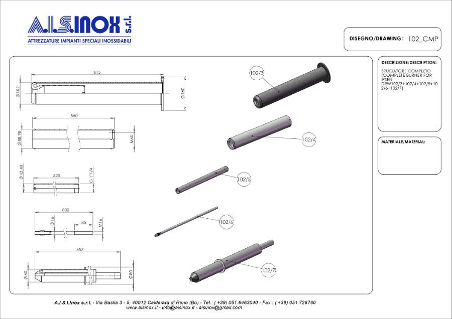 design of stainless steel radiant tubes