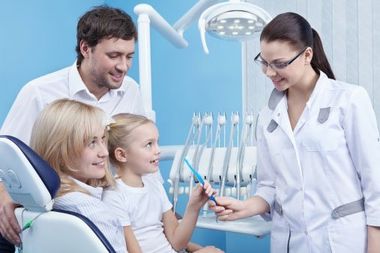Dentist and patient - Dr. Jack Bernardo Jr. in Montgomery WV Dentist and patient - Dr. Jack Bernardo Jr. in Montgomery WV
