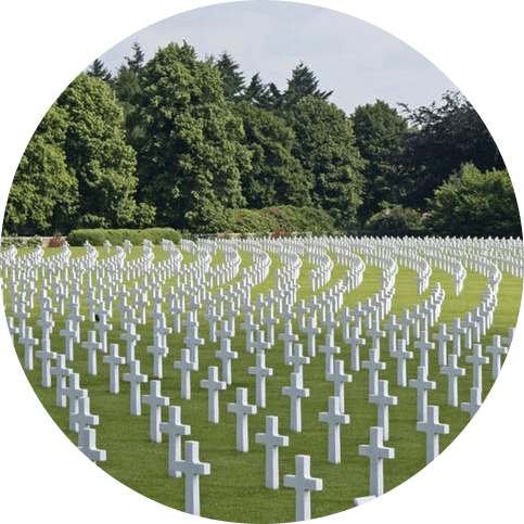 Cross cemetery circle