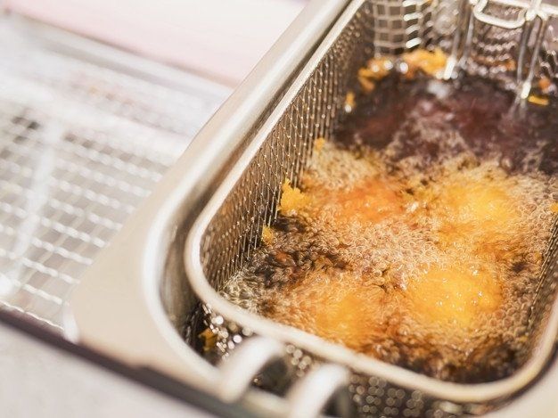 Usa las Freidora industrial a la temperatura adecuada