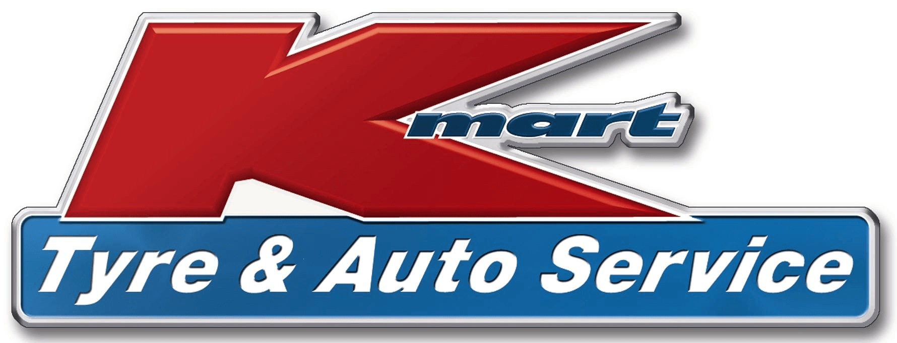 A kmart tire and auto service logo on a white background