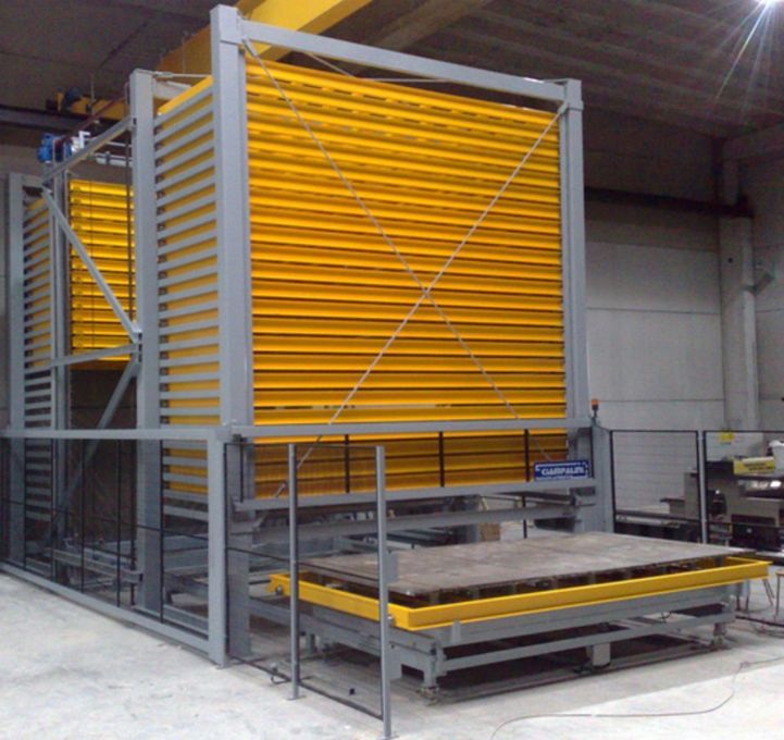Almacenes automáticos para almacenamiento de chapa
