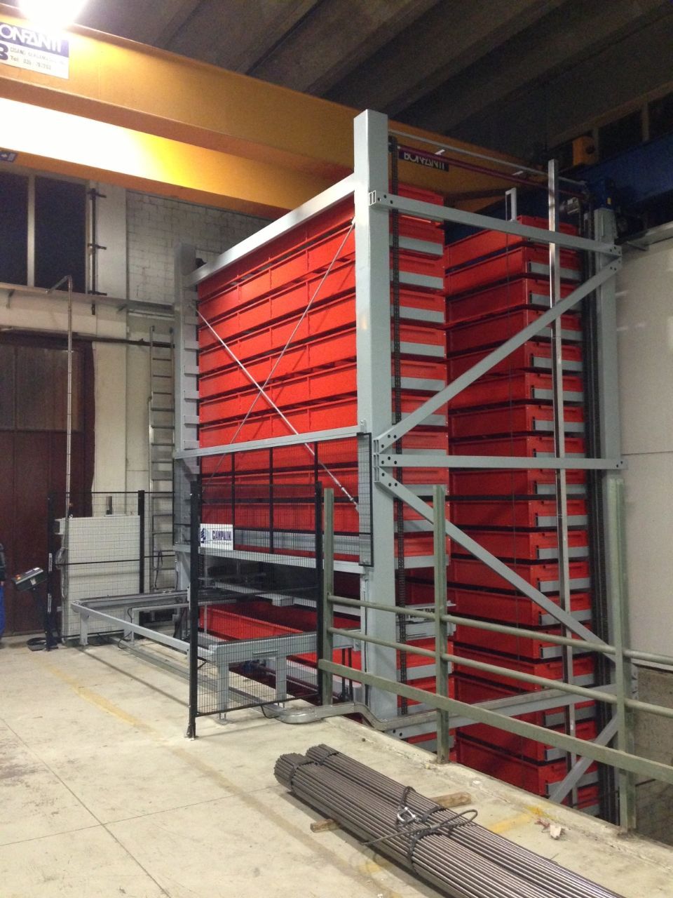 almacenamiento de materiales