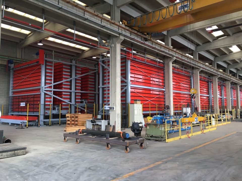 interior del almacén