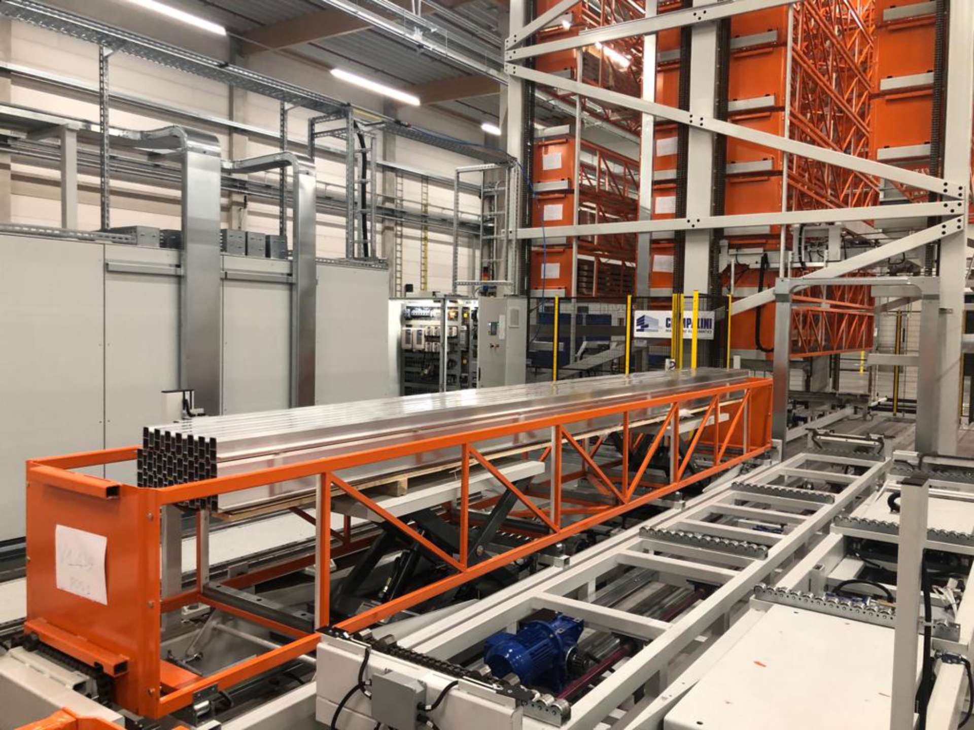 interior del laboratorio de almacenamiento