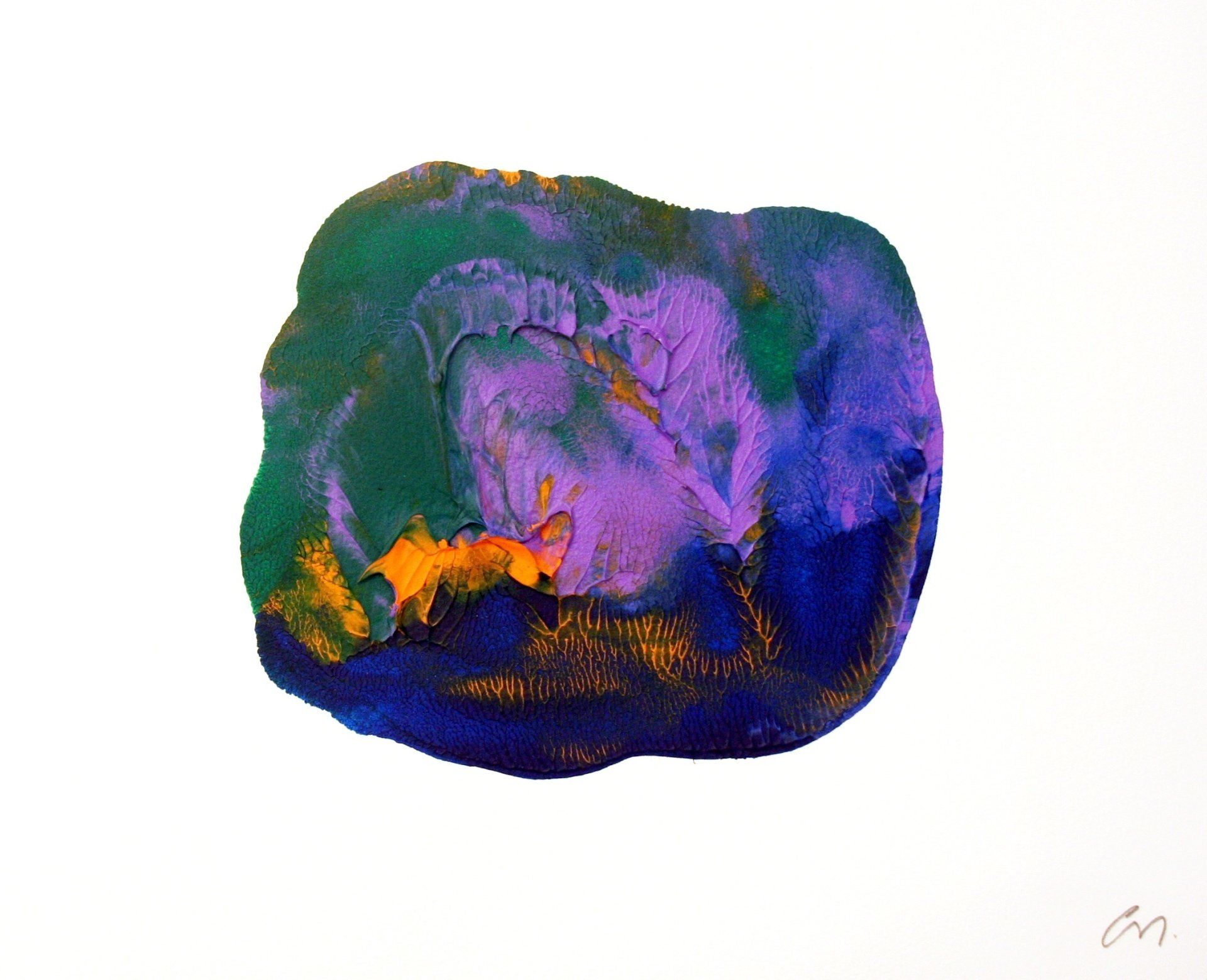 Sean Mulcahy, 'Placescape IX', acrylic on paper, 36x42cm, collection of the Butler Gallery, Kilkenny