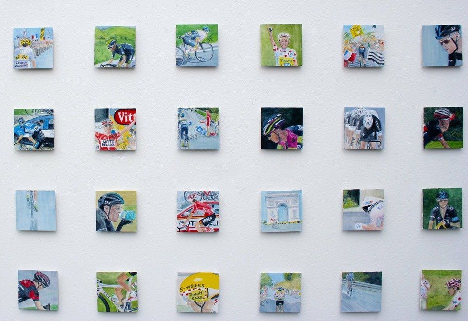 Paintings of Le Tour by Gro Thorsen at Olivier Cornet Gallery