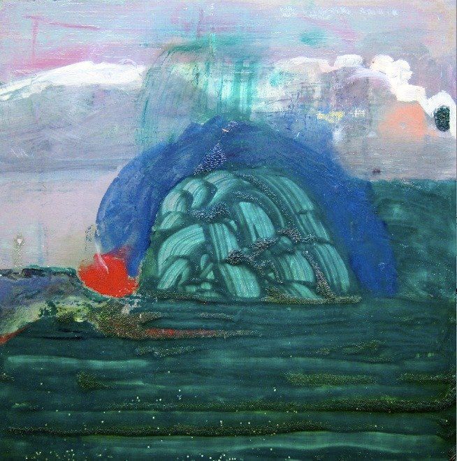 Moving slowly, yet gracefully, a painting by Olivier Cornet Gallery AGA member Mary A. Fitzgerald