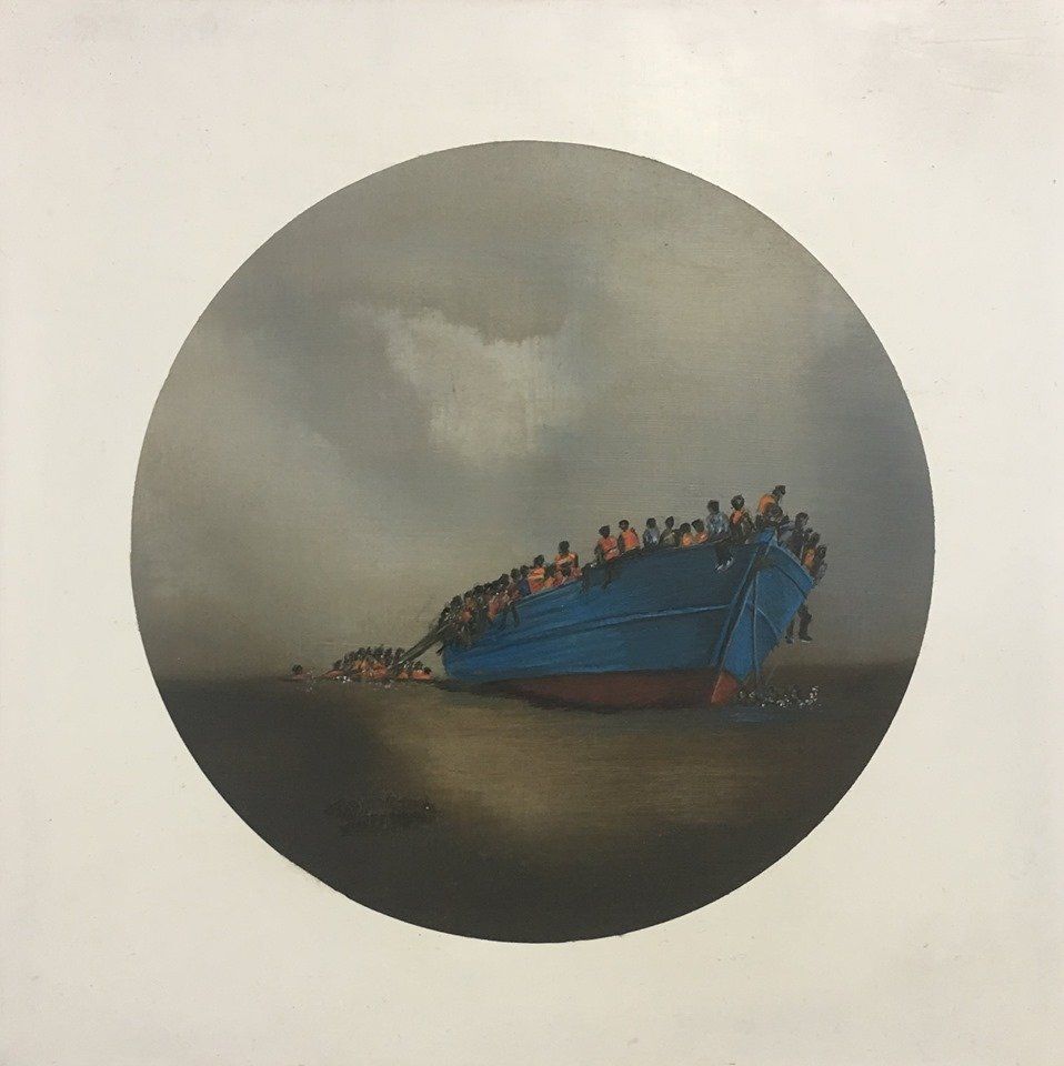 Work by Claire Halpin at Olivier Cornet Art Gallery Dublin Ireland