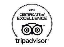 2018 Tripadvisor Certificate of Excellence