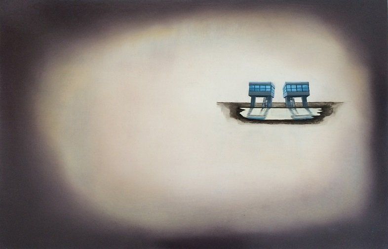 'Citadel IV', a painting by Olivier Cornet Gallery artist Claire Halpin, OPW State Art Collection