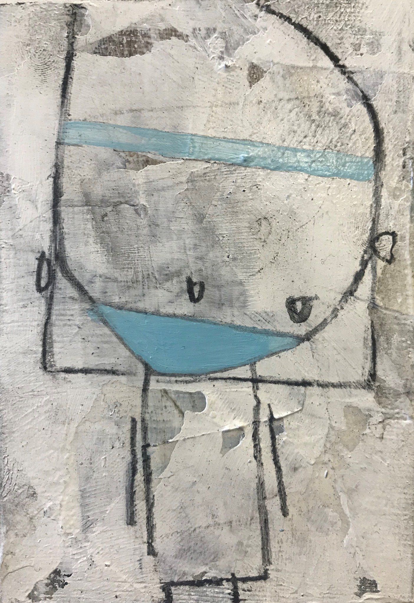 The Covidians 15, a painting created by Olivier Cornet Gallery artist Kelly Ratchford, Dublin, Ireland
