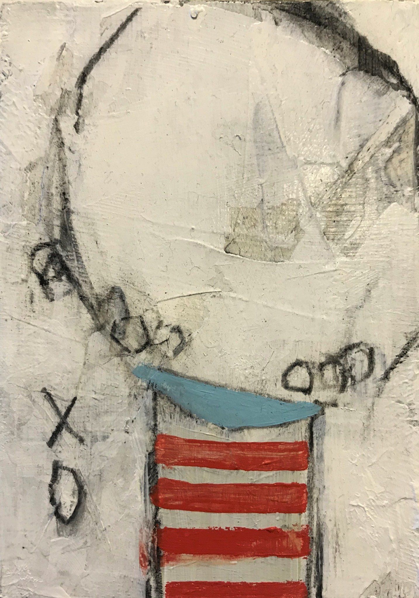 The Covidians 17, a painting created by Olivier Cornet Gallery artist Kelly Ratchford, Dublin, Ireland