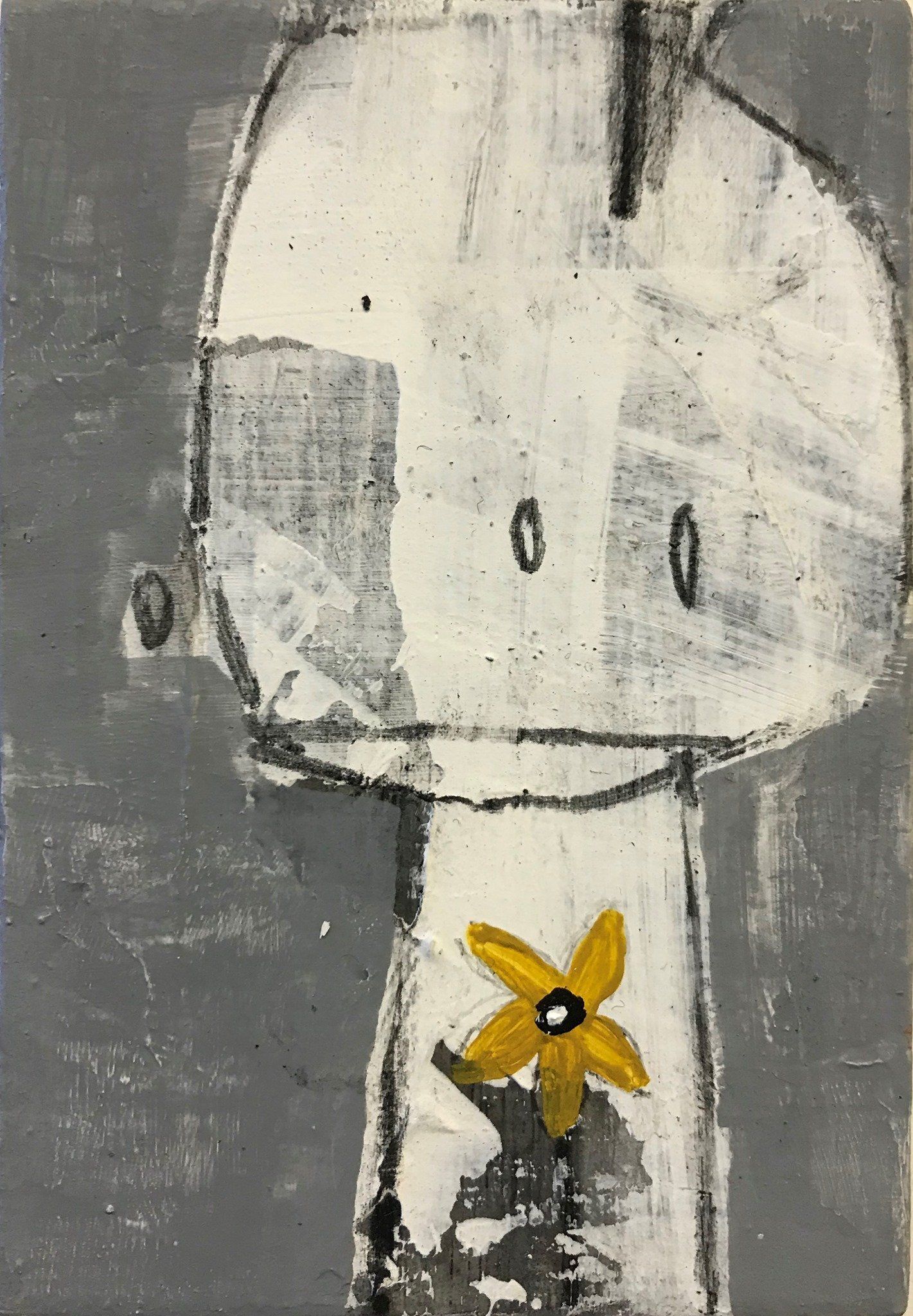 The Covidians 18, a painting created by Olivier Cornet Gallery artist Kelly Ratchford, Dublin, Ireland