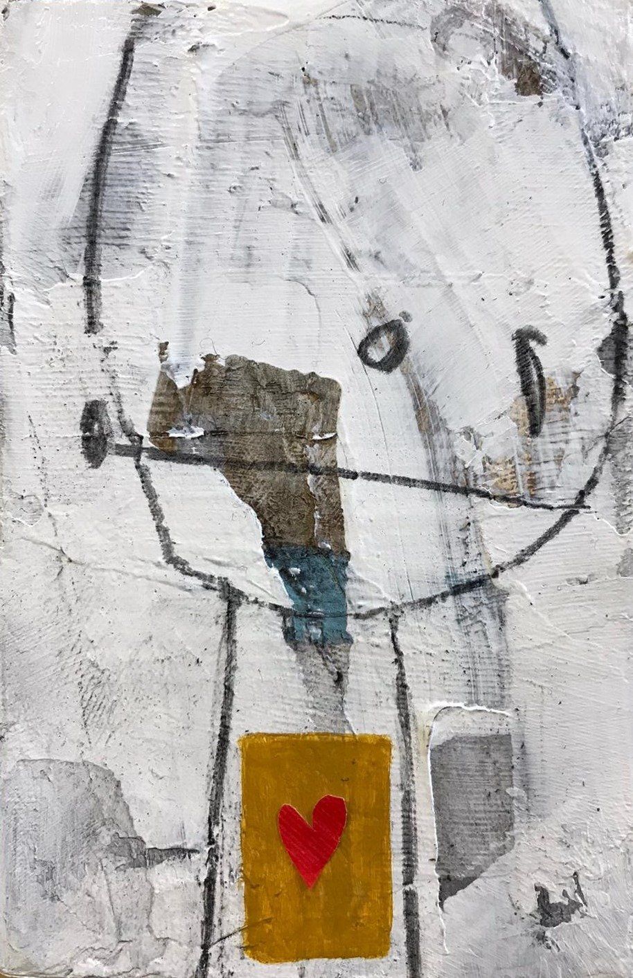 The Covidians 20, a painting created by Olivier Cornet Gallery artist Kelly Ratchford, Dublin, Ireland