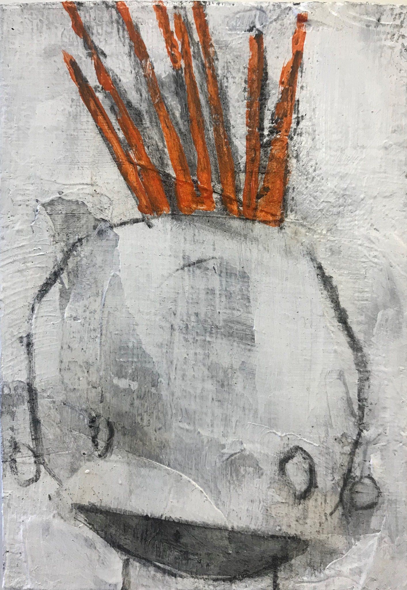 The Covidians 21, a painting created by Olivier Cornet Gallery artist Kelly Ratchford, Dublin, Ireland