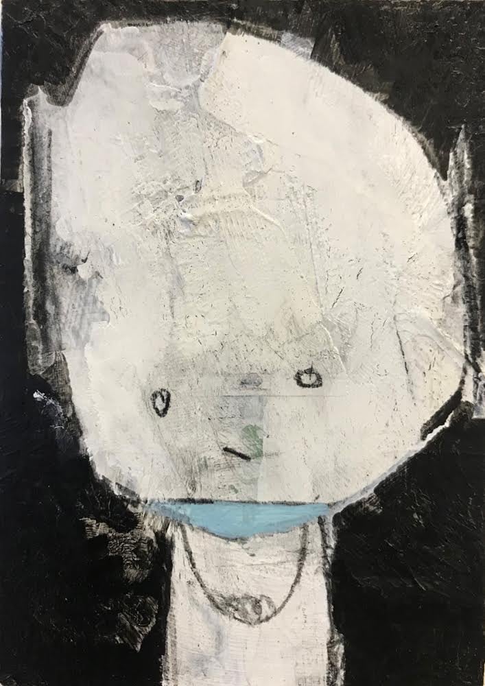 The Covidians 23, a painting created by Olivier Cornet Gallery artist Kelly Ratchford, Dublin, Ireland