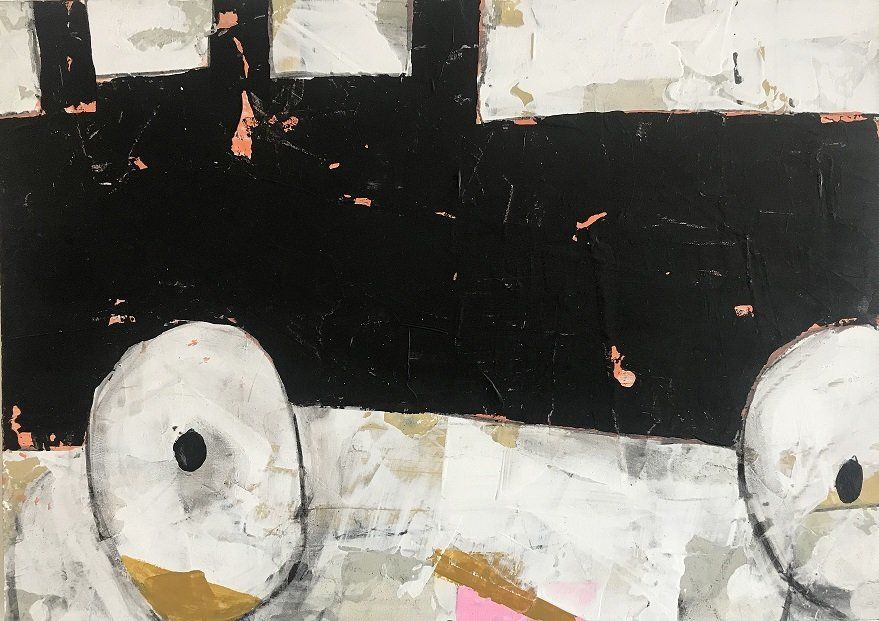 The Get Away, a painting by Olivier Cornet Gallery artist Kelly Ratchford, 2021
