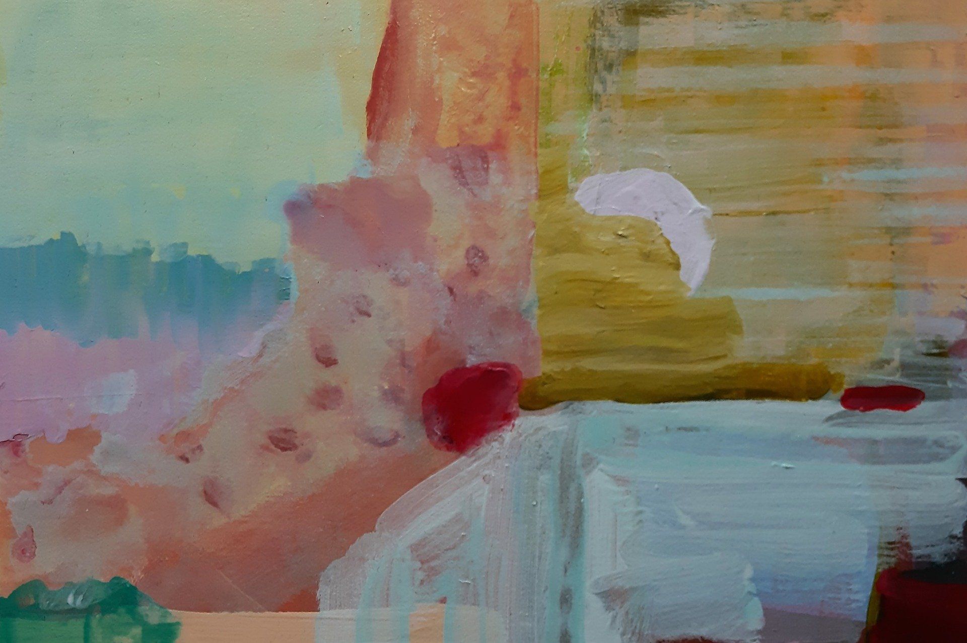 Newest Moon, a painting by Mary A. Fitzgerald, Olivier Cornet Art Gallery Dublin