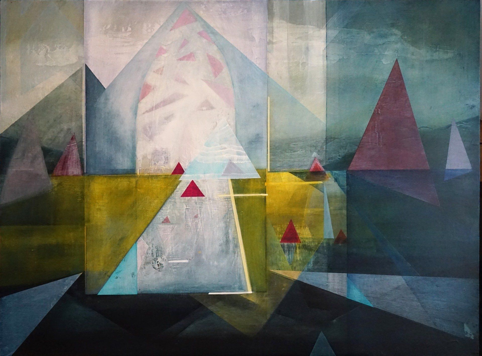 Nickie Hayden, Disruptive Space, painting, Olivier Cornet Art Gallery Dublin