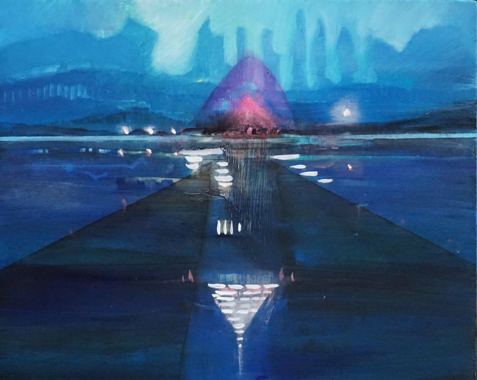 Nickie Hayden, Little Ripples, painting, Olivier Cornet Art Gallery Dublin