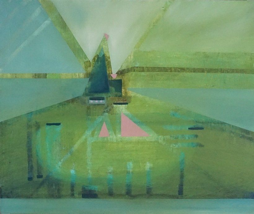 Nickie Hayden, Olive can glow, painting, Olivier Cornet Art Gallery Dublin