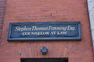 The sign in front of the Law Office of Stephen T. Fanning in Providence, RI The sign in front of the Law Office of Stephen T. Fanning in Providence, RI